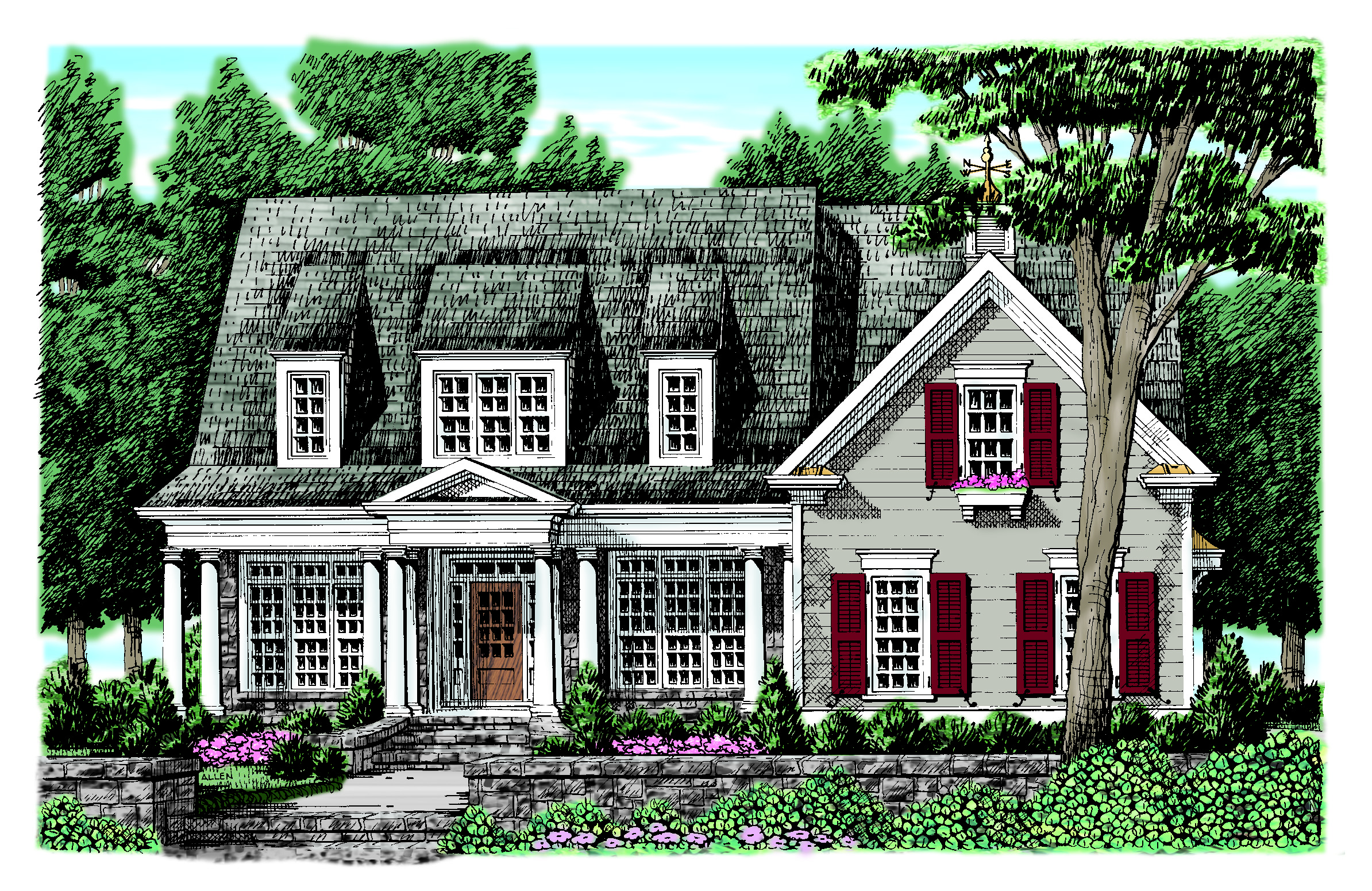 New Southern Living Home Now Under Construction by Wayne Harbin Builder